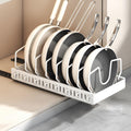 Pull Out Pot and Pan Storage Pot Lid Organizer